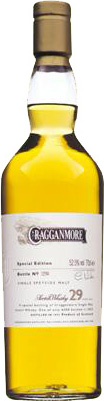 Cragganmore 29 Jahre / Special Edition -  Mit 700 ml. Flascheninhalt und 52,5 % Volumen, limitiert auf 6000 Flaschen weltweit. Bottled in...