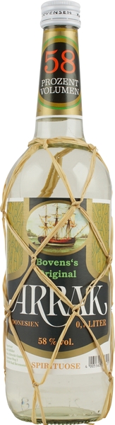 Bovens Original Arrak 58 % Volumen