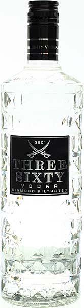 Three Sixty Vodka - Diamond Filtration 1,0L