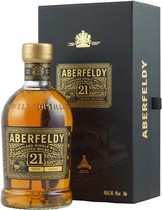 Aberfeldy+Whisky+21+Jahre+%2F+Bester+Mainland+Single+Malt+2007 - Gro�artiger Aberfeldy 21 Jahre mit 700 ml. und 40 % Volumen in einer sehr sch�nen Holzbox.   Der Aberfeldy Whisky kommt aus den Highlands. Die Flasche ist nummeriert, was auf die gute Qualit�t des Aberfeldy 21 Jahre hinweist. Der Aberfeldy 21 years schmeckt kr�ftig...