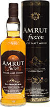 Amrut+Fusion+Whisky - Amrut Fusion Whisky with 700 ml. and 50 % volume from India.  The Amrut Fusion is an Indian Whisky, matured in scottish barleys to produce a malt whisky rich in flavour and character. Its in the middl...