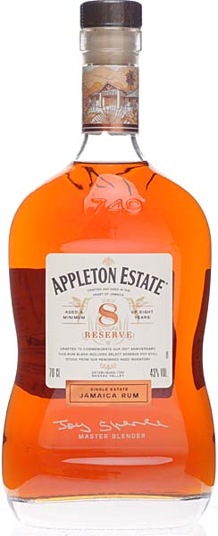 Appleton Reserve Rum 8 years / From Jamaica