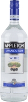 Appleton+Rum+White+1+Liter - Appleton White with 1 liter content and 40 % volume. A 2 - 3 years old rum, filtered during chars. It was awarde 1998 by the interantional Wine / Spirits with the gold medail as the best white rum all over the world. It was distilled by Wray & Nephew and is sold un...