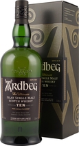 Ardbeg+10+Jahre+1+Liter+-+Superbillig - Ardbeg 10 Jahre 1 Liter mit 46 % Volumen und in der sehr sch�nen Geschenkverpackung. Dieser tolle Ardbeg 10 years 1 Liter ist ein non chill filtered Whisky, leicht salzig und torfig. Extrem beliebt bei unseren Kunden mit seinen 10 Jahren Reifezeit. Die St�rke des A...