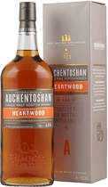 Auchentoshan Heartwood 1 Liter - Auchentoshan Heartwood with 1,0l and 43% Vol.  Matured in Oloroso Sherry and Bourbon Cask.  Here are some tasting notes:  Nose: fresh cappuccino and slight nuts.  Taste: slight sweetness with sherry a...