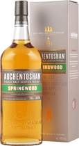 Auchentoshan Springwood 1,0 Liter - Auchentoshan Springwood Whisky with 1,0l and 40% Vol.  Auchentoshan is the only Lowland Distillery that triple distills every drop of whisky.  Matured in fines Bourbon casks to get a nice vanilla and ...