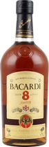 Bacardi+8+Jahre+1+Liter - Bacardi 8 Anos mit 1 Liter und 40 % Volumen in der Metallbox  Die gro�e 1 Liter Duty Free Flasche. Der Rum eignet sich auch gut zum Pur Trinken.   Bacardi 8 A�os ist ein mindestens acht Jahre alter Rum, der in sorgf�ltig ausgew�hlten Eichenholzf�ssern heranreift un...