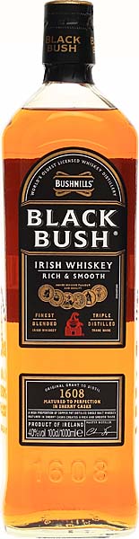Black Bush 1 liter / Best Irish blended Whiskey 2007