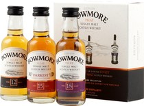 Bowmore+Distillers+Collection+Miniaturen+Set - Bowmores Distillers Collection Set with 3 bottles, each contain 50 ml. and 42 % volume.   In this set is a Bowmore 12 years, a Bowmore 15 years and a Bowmore 18 years from Islay.   The Bowmore Distill...