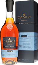 Camus VSOP Cognac  1 Liter - Camus Grand VSOP with 1 Liter and 40 % Vol. Round about 10-15 years old Cognac and mild. This is a digestif or a high basis for a Cocktail or Longdrink.