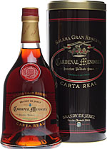 Cardenal+Mendoza+Carta+Real+Gro%DFes+Gold+2011+auf+der+ISW - Cardenal Mendoza Carta Real Brandy with 700 ml. and 40 % Vol. from Spain. This premium Brandy from Cardenal Mendoza is strictly limited and each bottlee has his own number. Matured minimum 25 years.