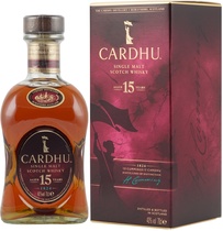 Cardhu+Single+Malt+15+Jahre - Cardhu 15 years with 0,7 liter and 40% volume.  The Cardhu Manager\'s Dram aged for 15 years, is a whisky specially selected and bottled at natural cask strength for the malt distillery managers of United Distillers.   The Cardhu Whisky is sweet and has a fruity ta...