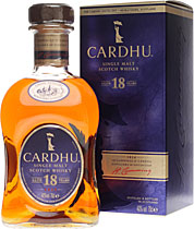 Cardhu Single Malt 18 years - Cardhu 18 years with 0,7 liter and 40% volume  The 18 years old Cardhu Whisky of the region Speyside. The taste of the Cardhu Whisky is brilliant.  A Speyside Single Malt.  Nose: Sweet Plums, pear and pineapple. Taste: Sweet taste of chocolate and rich fruit. Finis...