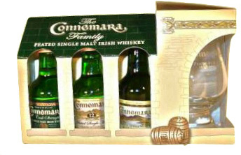 Connemara miniatureset with a free glass