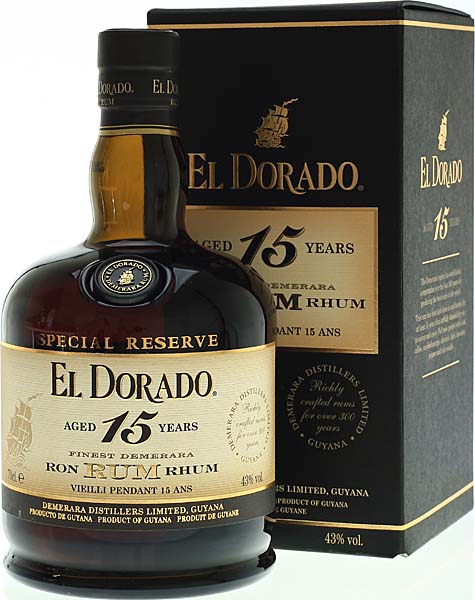 El Dorado Rum 15 Jahre Einer der 10 weltbesten Rumsorten