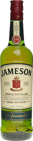 Jameson Irish Whiskey 700 ml.