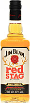 Jim+Beam+Red+Stag+700+ml. - Jim Beam Red Stag mit 700 ml. und 40 % Volumen.  Jim Beam RED STAG ist vier Jahre alter JIM BEAM Bourbon Whiskey mit dem Geschmack der Schwarzkirsche. In einem speziellen Herstellungsprozess wird die Kirschnote in kleinen Einheiten langsam in den Bourbon geblendet....