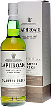 Laphroaig+Quarter+Cask - Laphroaig Quarter Cask with 700 ml. and 48 % volume.   This Expression has enjoyed a second maturation in small quarter casks. Laphroaig Quarter Cask is barrier filtered only and bottled at a higher s...