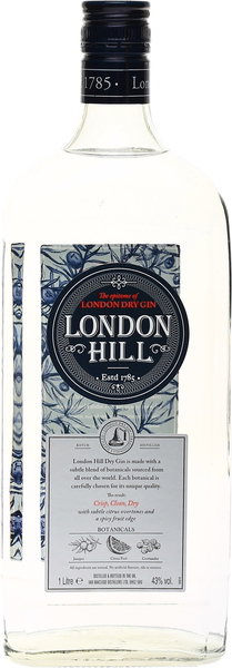 London Hill Dry Gin 1 Liter