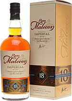 Malecon+18+Jahre+Rum - Malecon Rum 18 years with 700 ml. and 40 % volume.   A Reserva Imperial Rum, matured 18 years in oak casks. It comes form Panama with numbered labels and has a great price for a 18 year old rum.  This Malecon Reserva Imperial Rum 18 years matured in the distillery ...
