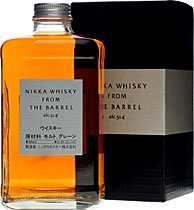 Nikka+Whisky+from+the+Barrel - Nikka Whisky from the Barrel is a japanese Whisky with 500 ml. and 51 % volume direct from the barrel in the bottle.