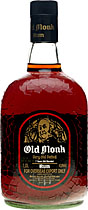 Old+Monk+Rum+7+Jahre+1+Liter - Old Monk Rum aus Indien 7 Jahre mit 1000 ml. Inhalt. und 40 % Volumen.  Bei dem 7- j�hrigen Old Monk Rum handelt es sich um einen in Eichenf�ssern gelagerten, sehr dunklen Rum aus Indien.  Genauer genommen kommt er aus der Destillerie Mohan Meakin Limited in Ghazia...