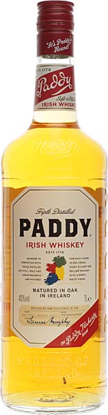 Paddy Irish Whiskey 1 Liter