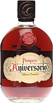 Pampero+Aniversario+%2F+Weltbester+Rum+2007 - Pampero Aniversario with 700 ml. content and 40 % volume from Venezuela.  It comes in a leather bag. Rum Test Week Barbados: Gold 2000 and 2001.   Deep mahogany. Toffee, baked apple, walnut, glue, and...
