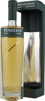 Penderyn Peated Welsh Whisky - Penderyn Peated Whisky from Wales with 700 ml. and 46 % Vol. Not filtered or coloured. With a sweet aromatic somke. In the taste with smoke, green apples, refreshing citrus notes.