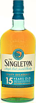 Singleton 15 years - Singleton 15 years with 700 ml. and 40 % volume from Speyside.   The Speyside Single Malt has rich aroma, smooth flavour and sweetly spiced, drying finish.   Tasting notes of the Singleton 15 years:  ...