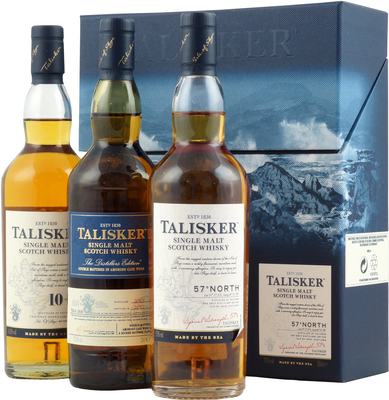 Talisker Gift Set 3 x 200 ml.