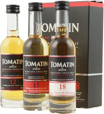 Tomatin Miniaturenset 3 x 50 ml.