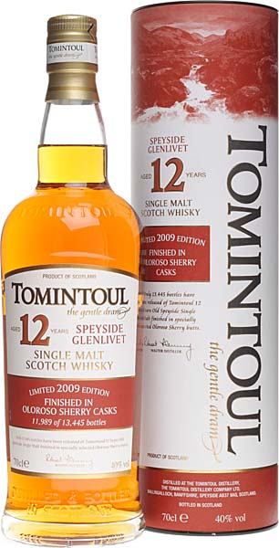 Tomintoul 12 years Oloroso Sherry Cask Finish