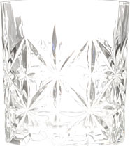 Schnes Whisky Kristallglas mit Schliff-Optik