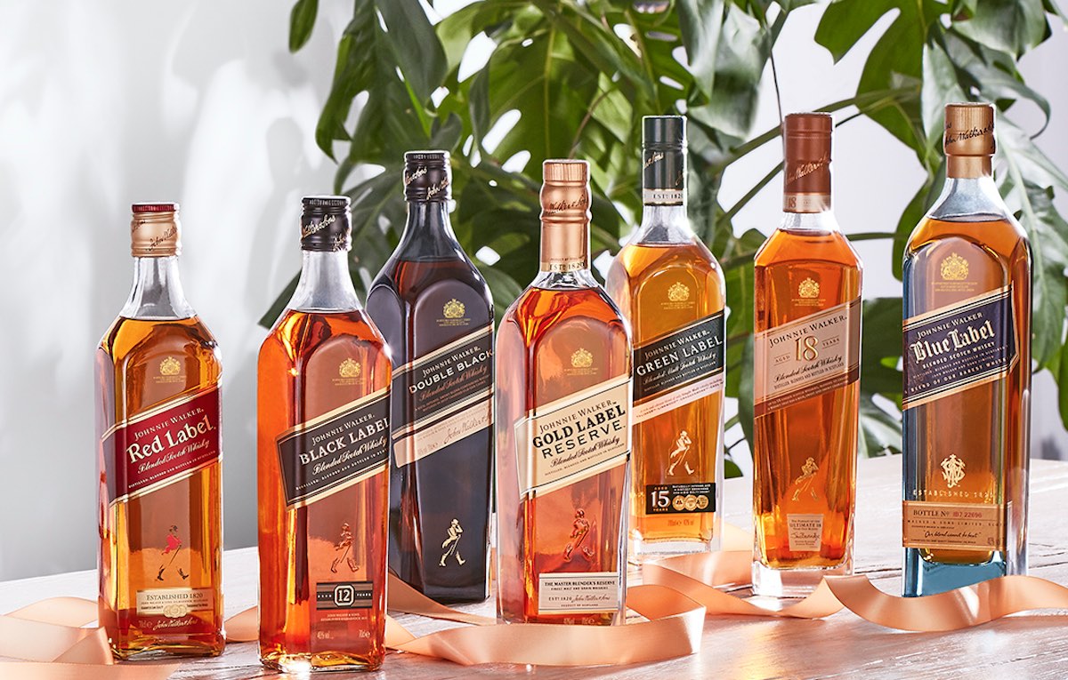 Johnnie Walker Flaschen