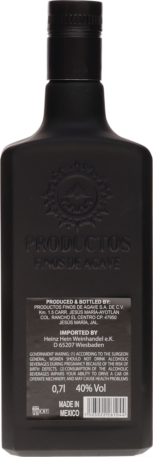 Negro Zafiro Tequila 0,7 l 40 Vol. aus Jalisco Gold Award