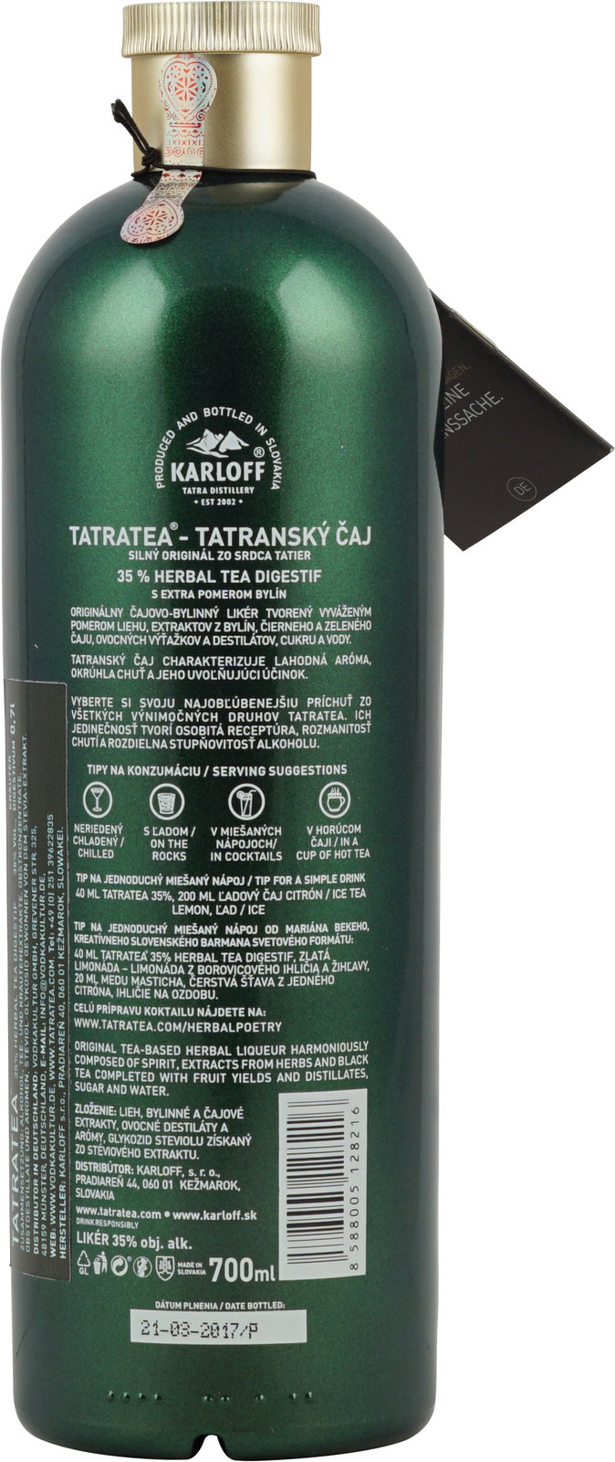 Tatratea Herbal 0,7 Liter 35 % Vol. im Shop kaufen- Her