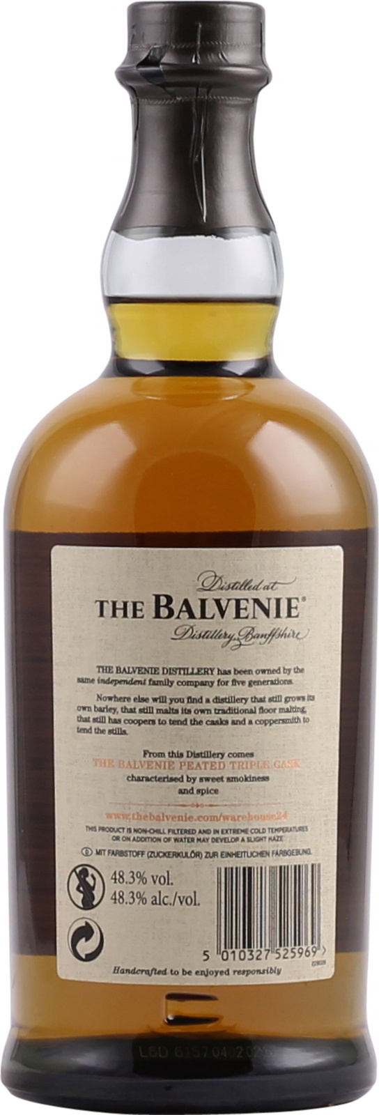 Balvenie 14 Jahre Peated Triple Cask, erstklassig