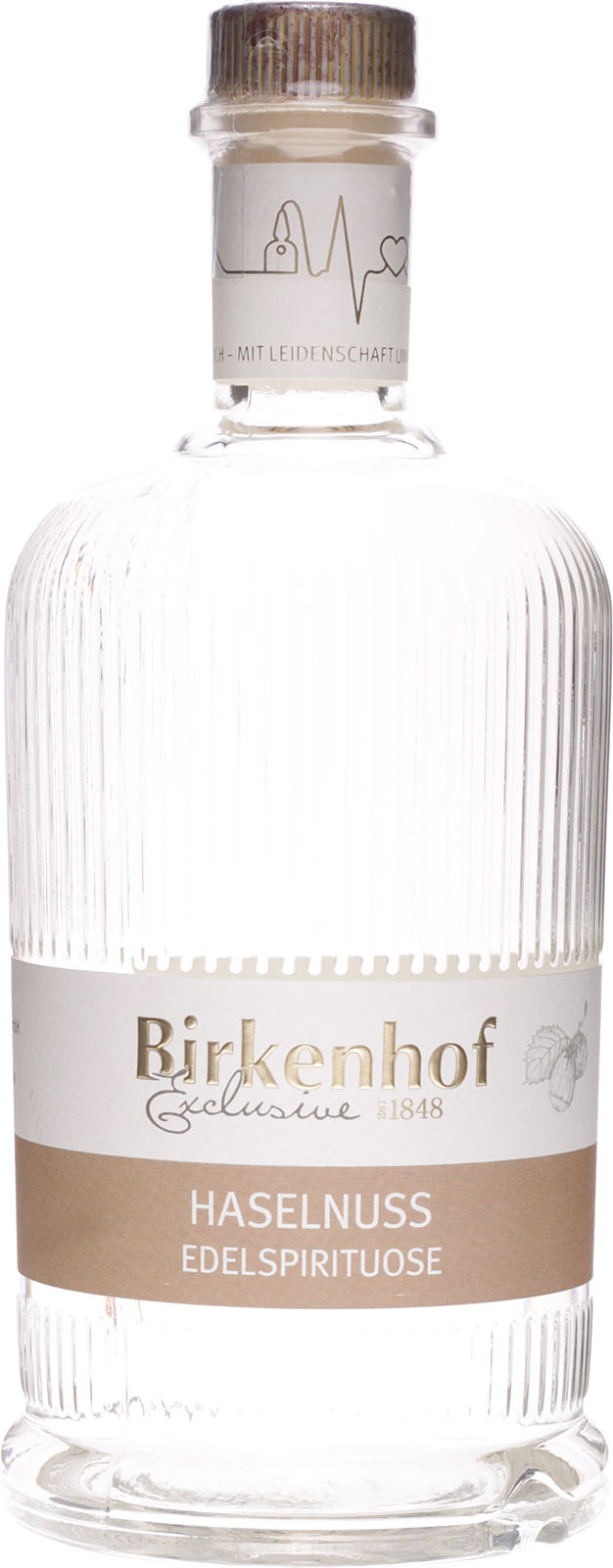 Birkenhof Haselnuss Edelspirituose, hochwertige Miniatu