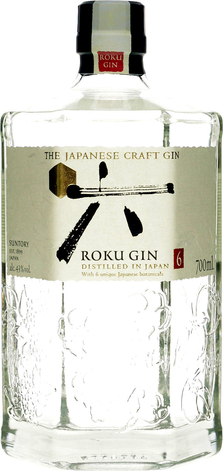 ROKU GIN 700ml 43% 日本製　2本セット 送料無料 サントリー ROKU 六 GIN 2本セット OSAKA BRILLIANCE