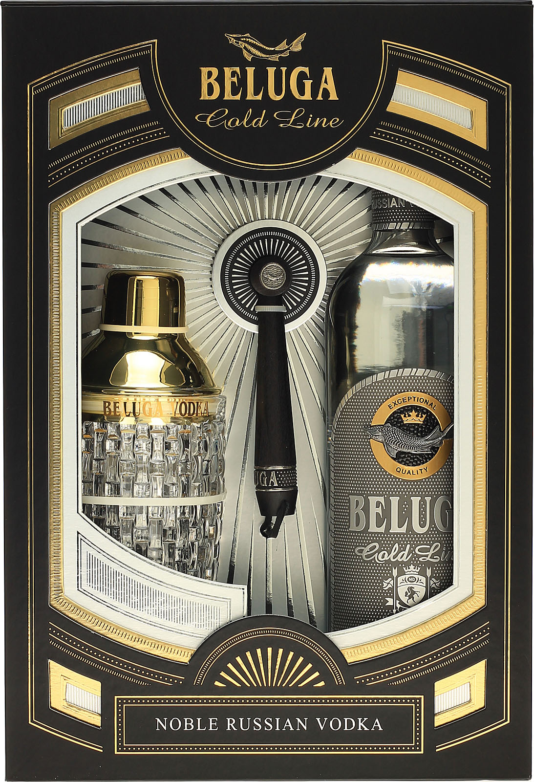 Beluga Gold Line Vodka Geschenkpackung mit Shaker online kaufen
