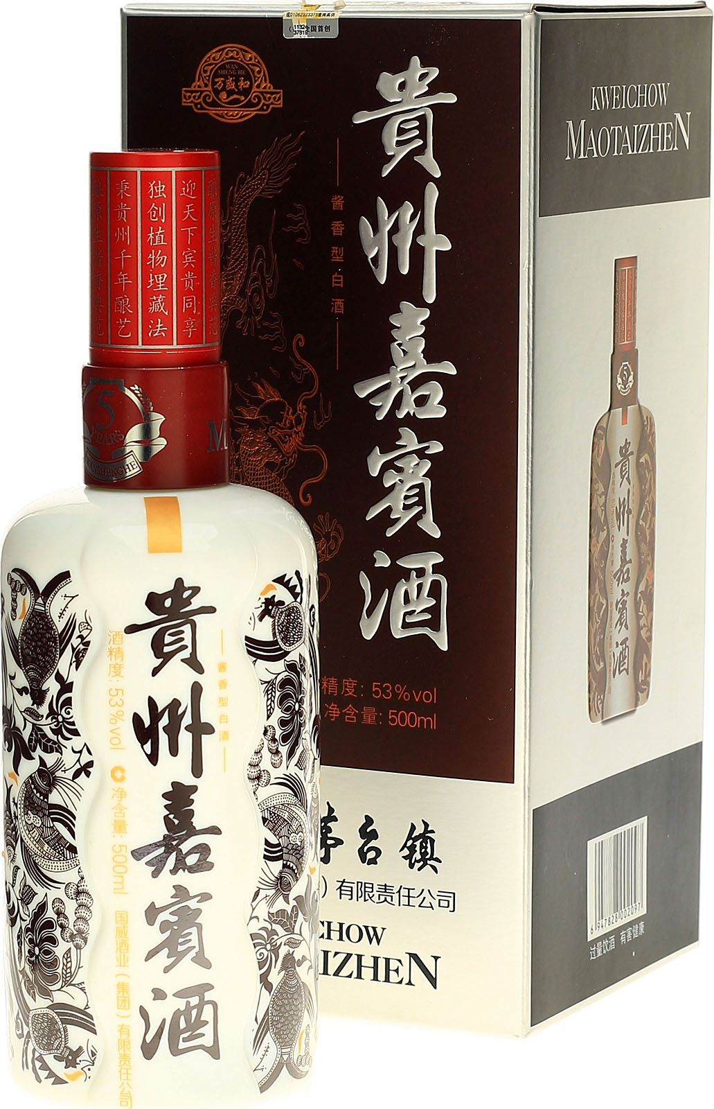 Kweichow Moutai Maotaizhen 5 Jahre 0,5 Liter 53 % Vol.