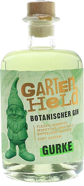 Gartenheld Botanischer Gin Gurke 0,5 Liter - Bei uns im