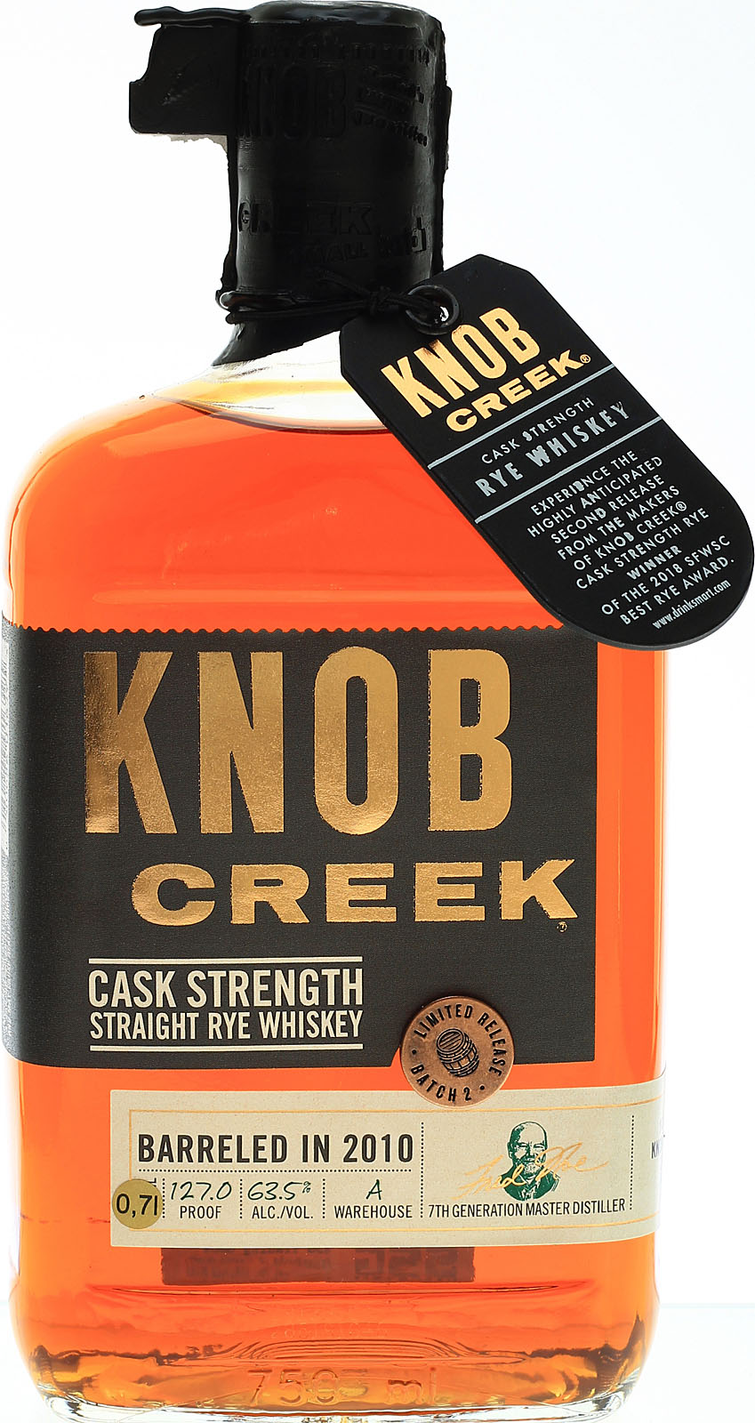 Knob Creek Cask Strenght Rye Barreled 2010 im Shop güns