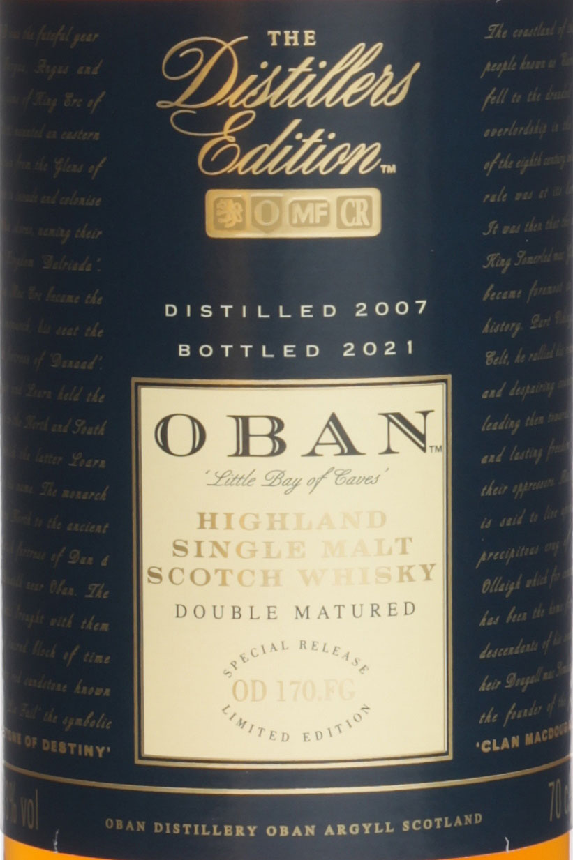 Oban Distillers Edition 2021 0,7 Liter im Shop kaufen.