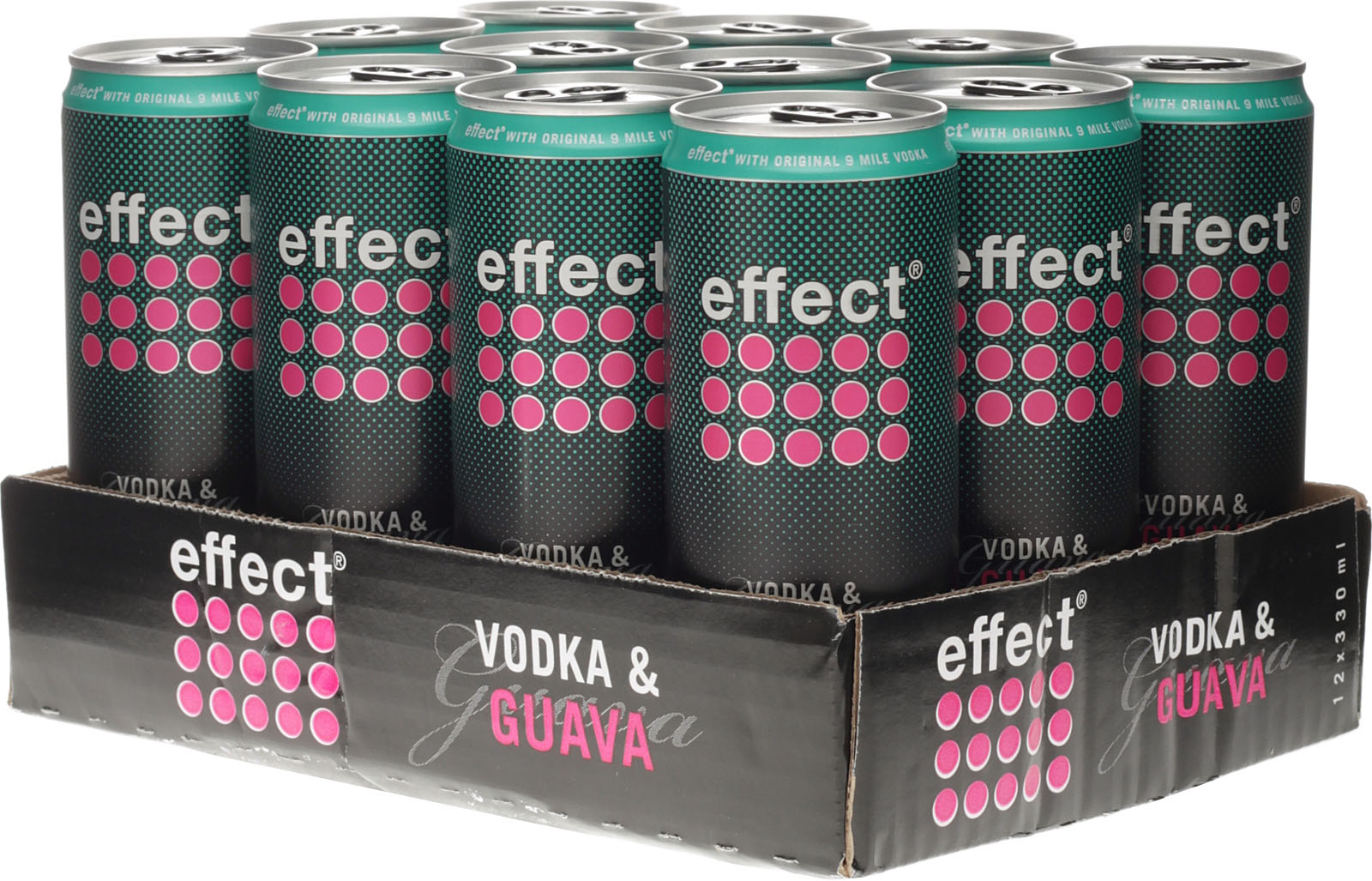 effect® Vodka & Guave Dose 12 x 0,33 Liter 10 Vol. im