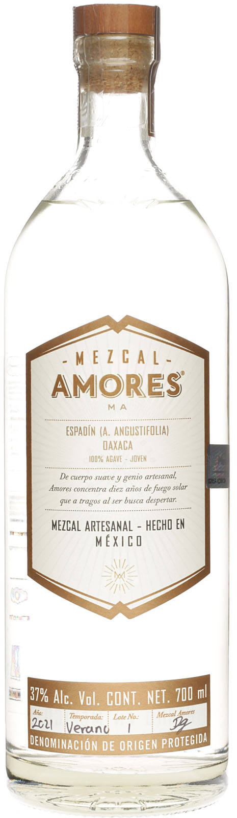 Mezcal Amores Espadin - hochweritger Agavenschnaps im S