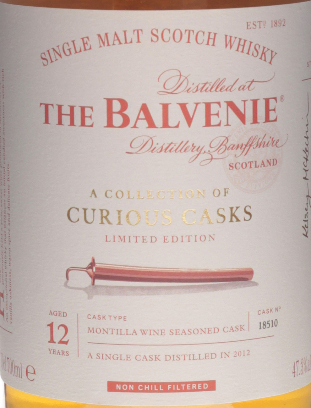THE BALVENIE 12年 Curious Casks 限定版 Balvenie 12 Jahre A Curious