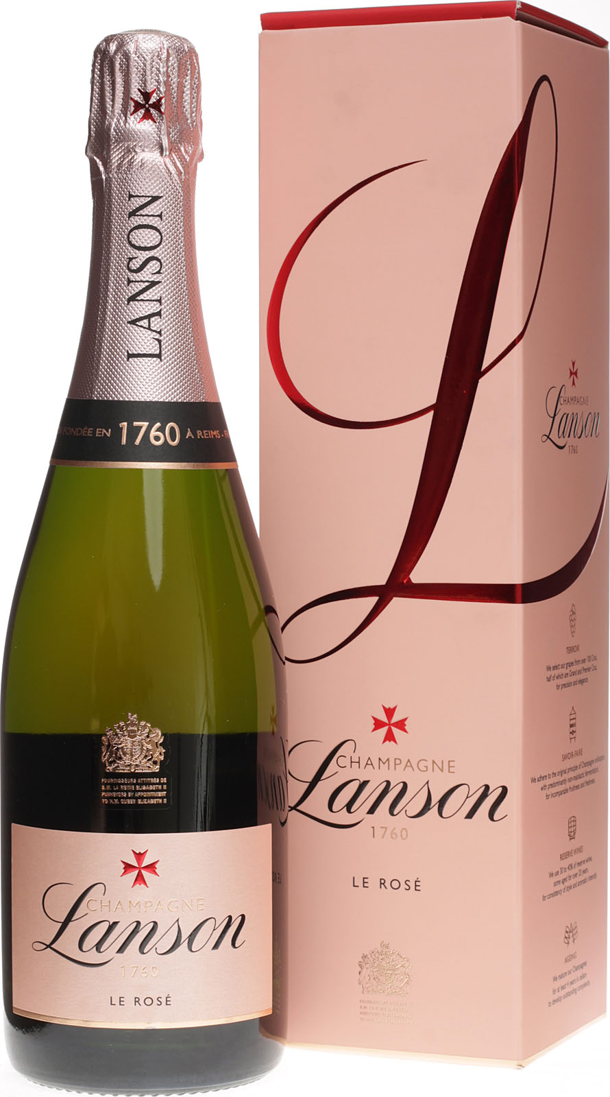 Lanson Rose aus der Champagne Lanson Manufaktur