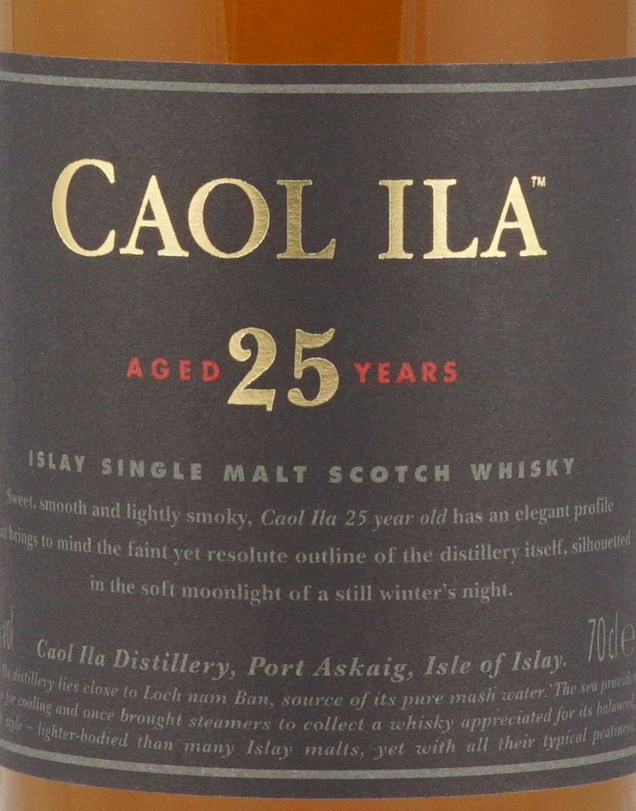 Caol Ila 25 Jahre Whisky von Islay hier im Shop